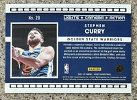 Stephen Curry 2021 2022 Panini Hoops Lights Camera Action Series Mint Card #20