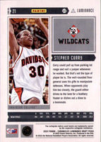 Stephen Curry 2022 2023 Panini Chronicles Draft Picks Luminance Series Mint Card #21