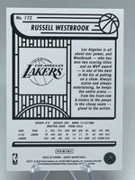 Russell Westbrook 2022 2023 Hoops PURPLE Series Mint Card #172