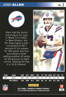 Josh Allen 2021 Panini Chronicles Pinnacle Series Mint Card #3