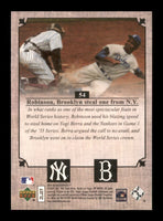 Jackie Robinson and Yogi Berra 2007 Upper Deck UD Masterpieces Series Mint Card #54