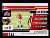 Justin Fields 2021 Panini Contenders Draft Picks Front Row Seats Series Mint ROOKIE Card #2