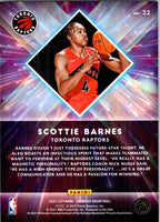 Scottie Barnes 2021 2022 Panini Donruss Great X-Pectations Series Mint Rookie Card #22