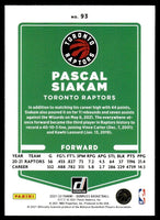 Pascal Siakam 2021 2022 Panini Donruss Green and Yellow Laser Series Mint Card #93