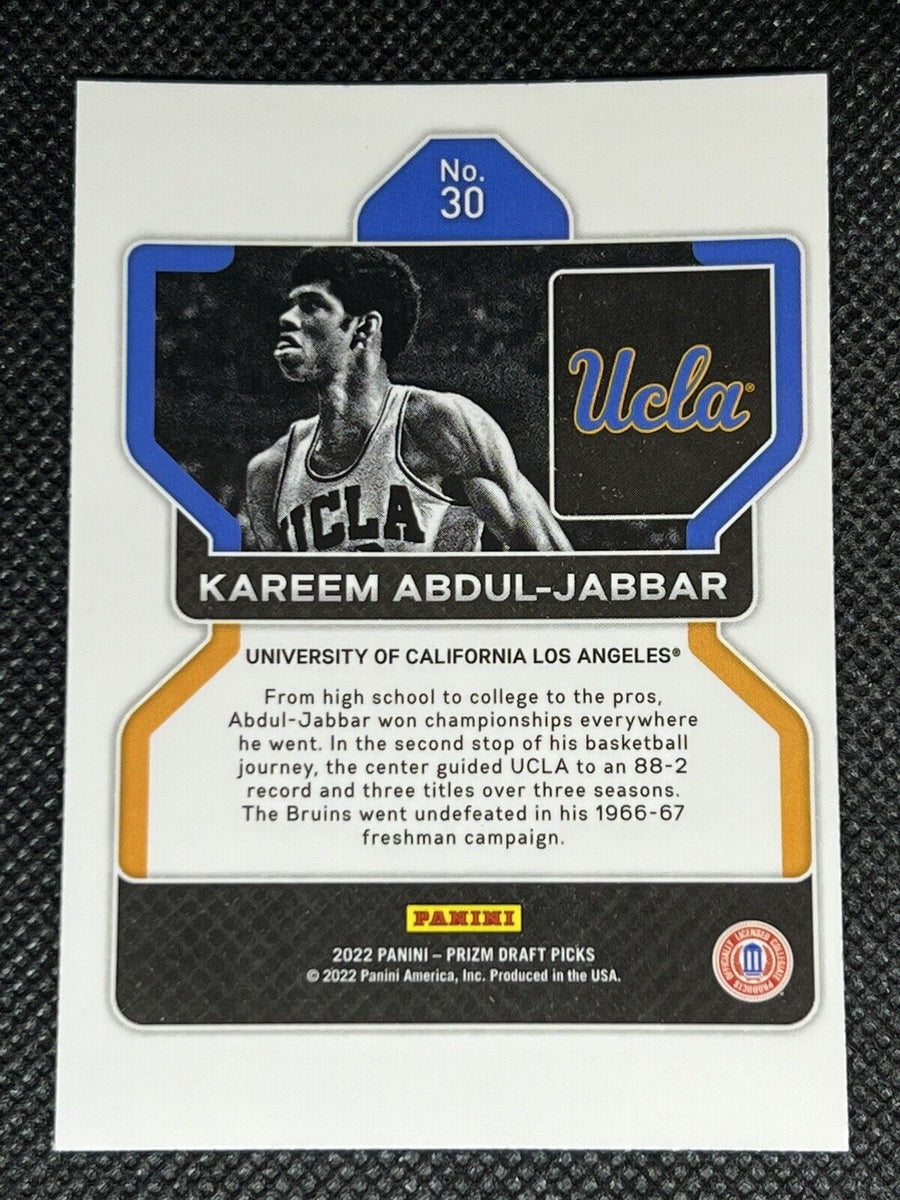 Kareem Abdul-Jabbar 2022 2023 Panini Prizm Draft Picks Series 