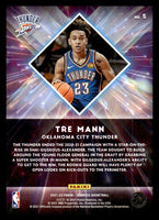 Tre Mann 2021 2022 Panini Donruss Great X-Pectations Series Mint Rookie Card #5