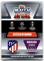 Koke 2021 2022 Topps Match Attax UEFA Champions League Series Mint Card #202