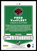 Fred VanVleet 2021 2022 Panini Donruss Green and Yellow Laser Series Mint Card #38