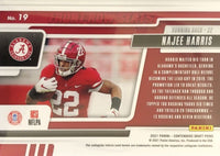 Najee Harris 2021 Panini Contenders Draft Picks Front Row Seats PURPLE Series Mint ROOKIE Card #19