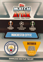 Ruben Dias 2021 2022 Topps Match Attax Defensive Warrior Series Mint Card #13