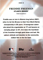 Freddie Freeman 2022 Topps Chrome Heart of the City Series Mint Card #HOC-5