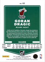 Goran Dragic 2021 2022 Panini Donruss Green and Yellow Laser Series Mint Card #62