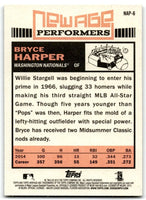 Bryce Harper 2015 Topps Heritage New Age Performers Series Mint Card #NAP-6