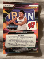 Johnny Davis 2022 2023 Panini Prizm Draft Picks Instant Impact Series Mint Card #II-JO