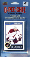 Arizona Coyotes 2014 2015 O Pee Chee Factory Sealed Team Set