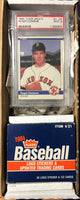 1984 Fleer Baseball Update Factory Set with Roger Clemens Rookie Graded PSA-9 MINT Serial #11630829