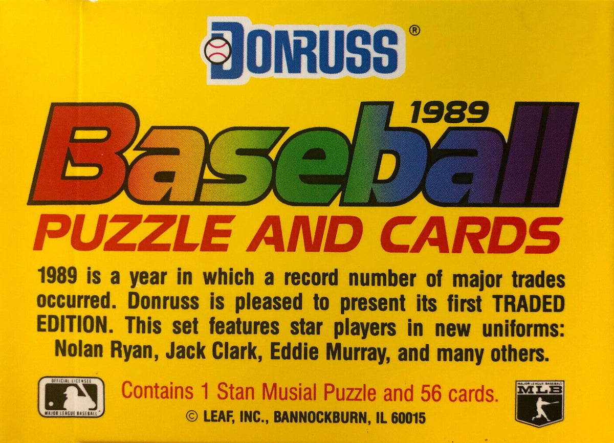 Donruss Baseball Puzzle & Cards 2024 (1989 collectors edition)