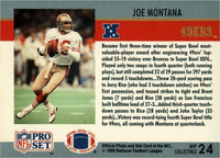 1990 Pro Set Football Super Bowl MVP's Insert Set with HOFers Starr, Montana, Bradshaw PLUS