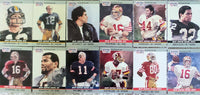 1990 Pro Set Football Super Bowl MVP's Insert Set with HOFers Starr, Montana, Bradshaw PLUS