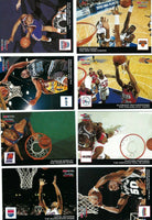 1994 1995 Hoops Scoops Insert Set with Patrick Ewing, Shawn Kemp, Charles Barkley++