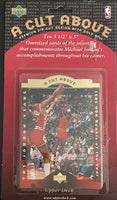 Michael Jordan 1996 1997 Upper Deck A Cut Above 10 (3.5"x5") Card Set