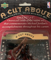 Michael Jordan 1996 1997 Upper Deck A Cut Above 10 (3.5"x5") Card Set