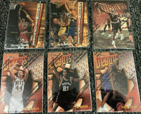 1997 1998 Topps Finest Basketball Series Complete Series 1 and 2 Set with Tim Duncan and Tracy McGrady Rookie Cards PLUS with Kobe Bryant and Michael Jordan and MORE