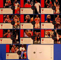 Michael Jordan 1997 Upper Deck MVP23 Michael’s View Points Set 5 x 7 Inch 10 Card Set