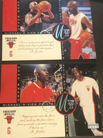 Michael Jordan 1997 Upper Deck MVP23 Michael’s View Points Set 5 x 7 Inch 10 Card Set