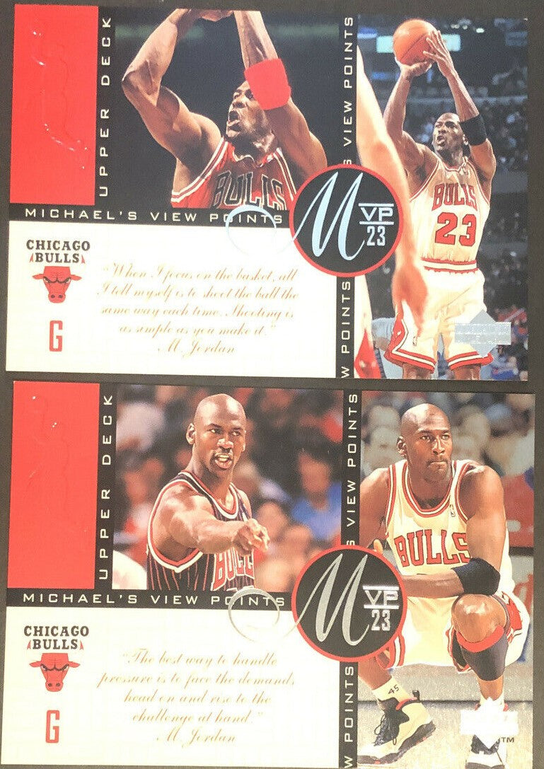 Michael purchases Jordan’s viewpoints oversized card set