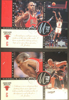 Michael Jordan 1997 Upper Deck MVP23 Michael’s View Points Set 5 x 7 Inch 10 Card Set