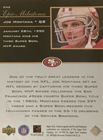 Joe Montana 1999 Upper Deck Century Legends Epic Milestones Series Mint Card #EM2