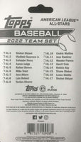 2022 American League All Star Standouts Topps Factory Sealed 17 Card Team Set
