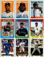 2019 Topps Archives Baseball Series Complete Mint 300 Card Set Loaded with Hall of Famers, Stars and Rookies