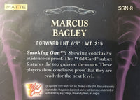 Marcus Bagley 2021 Wild Card Matte Smoking Gun Mint Rookie Card #SGN-8 Only 5 made