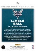LaMelo Ball 2022 2023 Panini Donruss Franchise Features Series Mint Insert Card #12