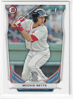 2014 Bowman Baseball Complete Mint 330 Card Set with Prospects featuring Mookie Betts and Jacob DeGrom Rookie Cards