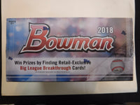 2018 Topps BOWMAN Baseball Retail Box of 24 Packs