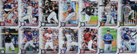 2022 Bowman Baseball Series Complete Mint 250 Card Set with Stars, Prospects and Rookie Cards including Cal Raleigh