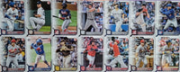 2022 Bowman Baseball Series Complete Mint 250 Card Set with Stars, Prospects and Rookie Cards including Cal Raleigh