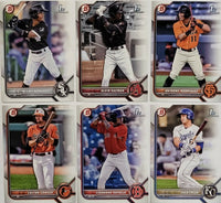 2022 Bowman Baseball Series Complete Mint 250 Card Set with Stars, Prospects and Rookie Cards including Cal Raleigh