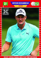 Bryson Dechambeau 2021 Pro Set Leaf XRC Short Printed Mint Rookie Card #PS9