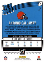 Antonio Callaway 2018 Donruss RATED ROOKIE Mint Card #341