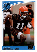 Antonio Callaway 2018 Donruss RATED ROOKIE Mint Card #341