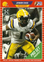 JaMarr Chase 2021 Pro Set Leaf XRC Short Printed Mint Rookie Card #PS15 RARE BW Variation only 100 made