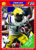 JaMarr Chase 2021 Pro Set Leaf XRC Short Printed Mint Rookie Card #PS15