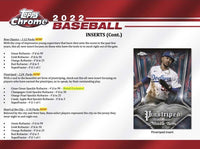 2022 Topps CHROME Baseball Series Blaster Box of Packs with Retail EXCLUSIVE Sepia and Pink Refractor Parallels in Each Box Try For Cal Raleigh Rookie Card