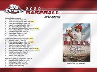 2022 Topps CHROME Baseball Series Blaster Box of Packs with Retail EXCLUSIVE Sepia and Pink Refractor Parallels in Each Box Try For Cal Raleigh Rookie Card