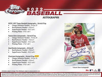 2022 Topps CHROME Baseball Series Blaster Box of Packs with Retail EXCLUSIVE Sepia and Pink Refractor Parallels in Each Box Try For Cal Raleigh Rookie Card