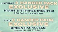 2021 Panini Chronicles NFL Football 30 Card HANGER Pack with EXCLUSIVE GREEN Parallels and Stars Stripes Inserts